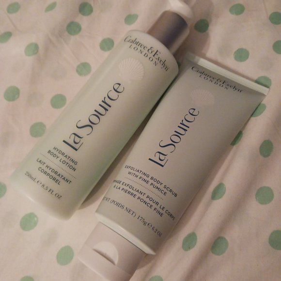 NWT! CRABTREE & EVELYN BODY SCRUB & LOTION SET